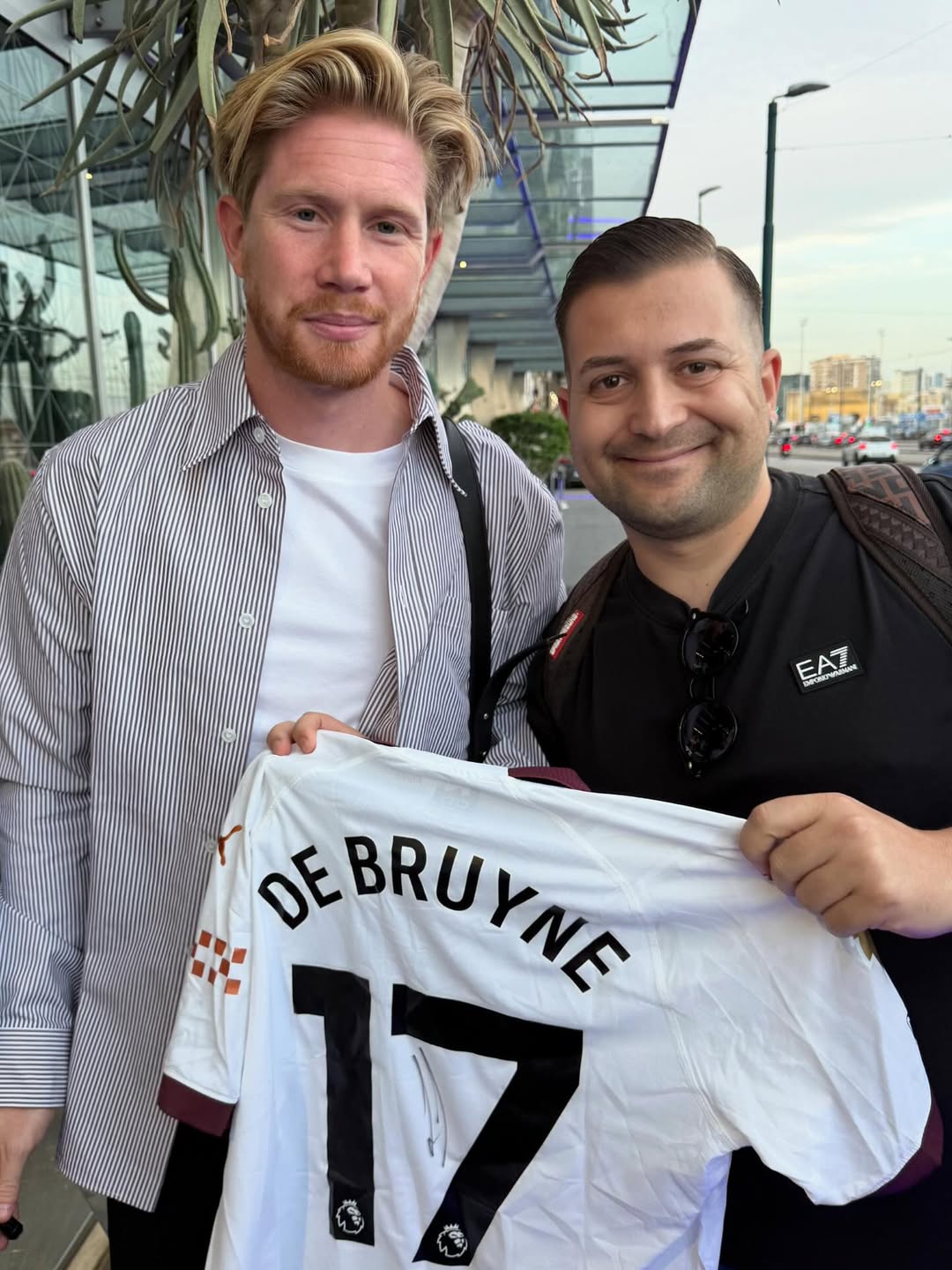 Kevin De Bruyne a Napoli prima del raduno